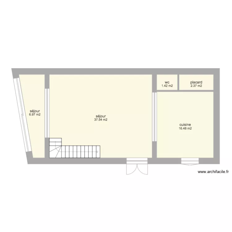 plan RONDY rdc. Plan de 