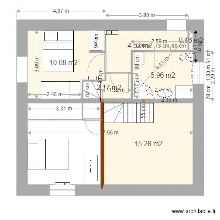 grange V37 du 6 mars. Plan de 0 pièce et 0 m2