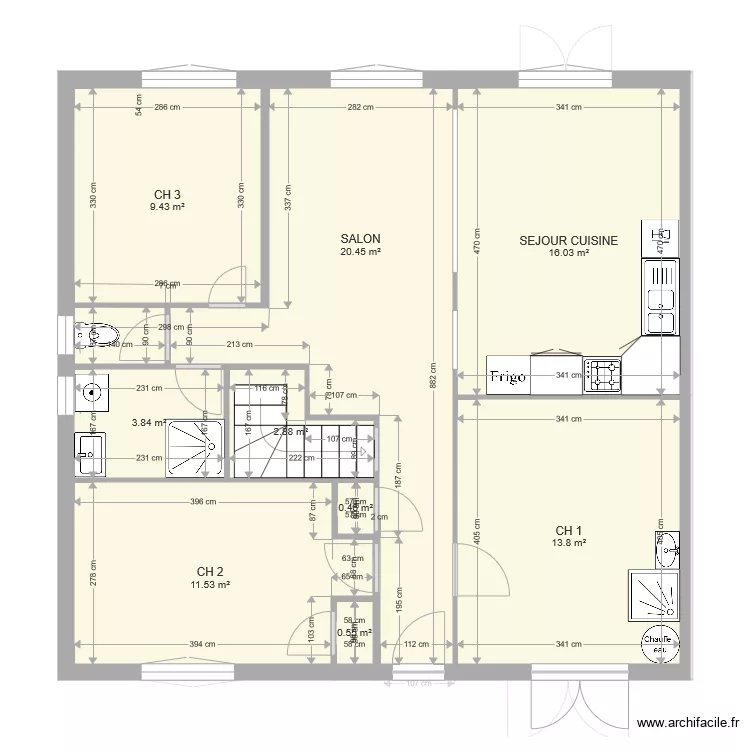 CHATEAU D EAU PROJET 1. Plan de 