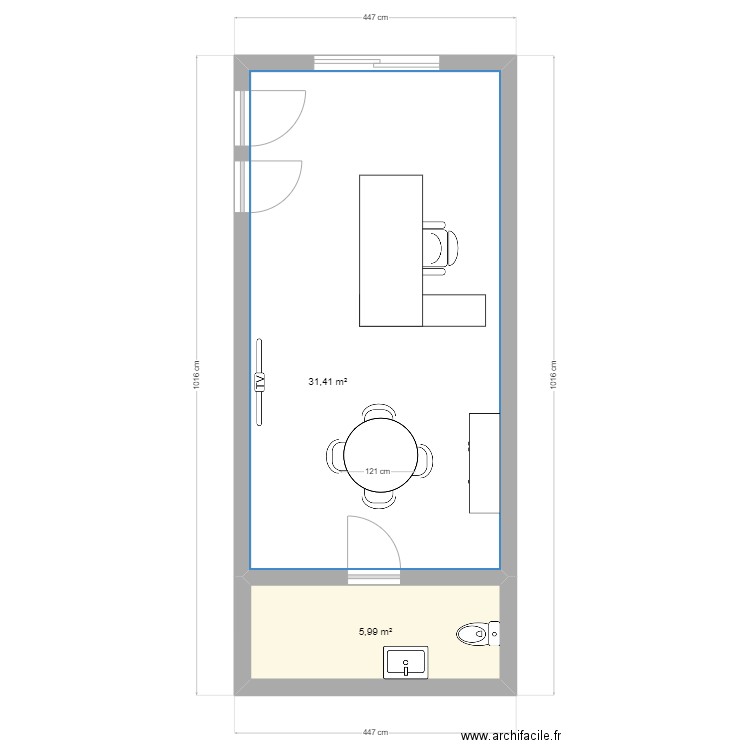Bureau AML version 2. Plan de 0 pièce et 0 m2