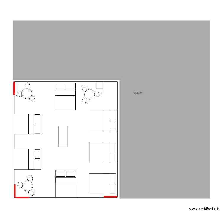 ESPRIT MEUBLE 2021 VERSION 3. Plan de 1 pièce et 126 m2