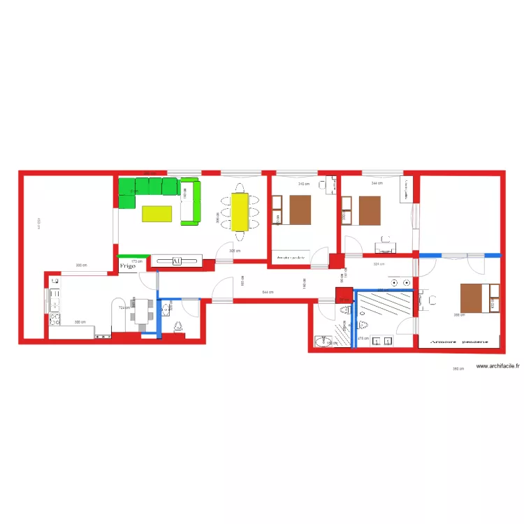 KAYSERI EV FINI . Plan de 