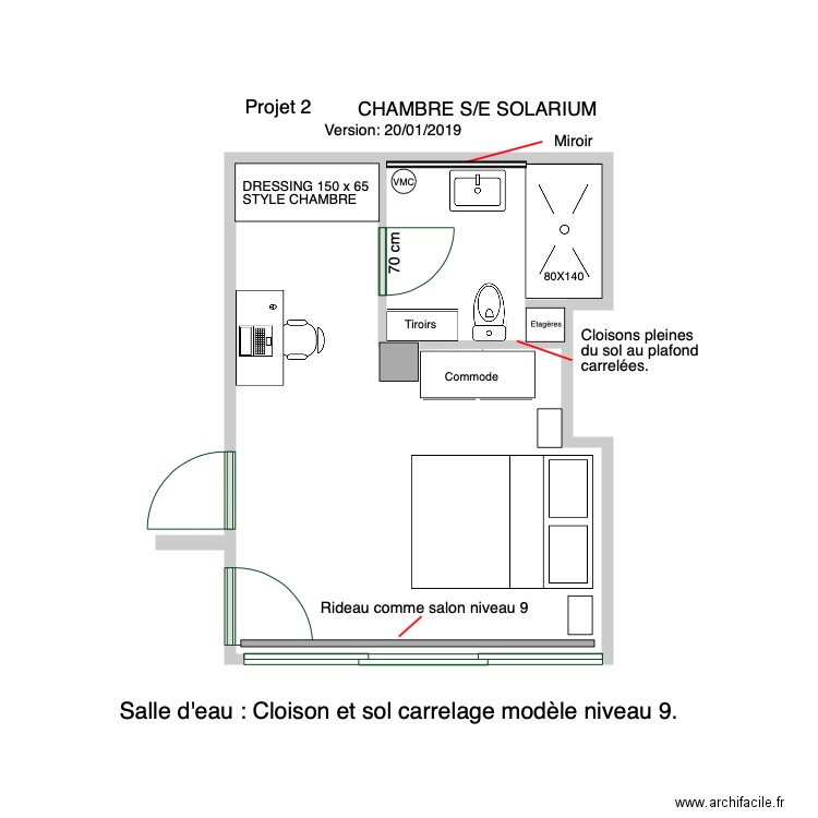 Projet 2. Plan de 0 pièce et 0 m2