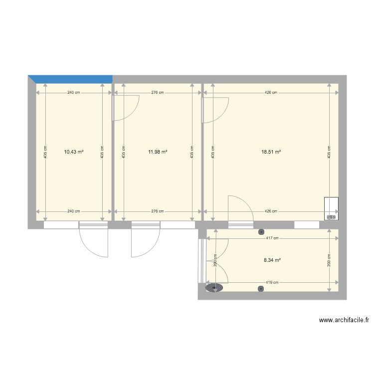 21 CHO LOCAL. Plan de 0 pièce et 0 m2