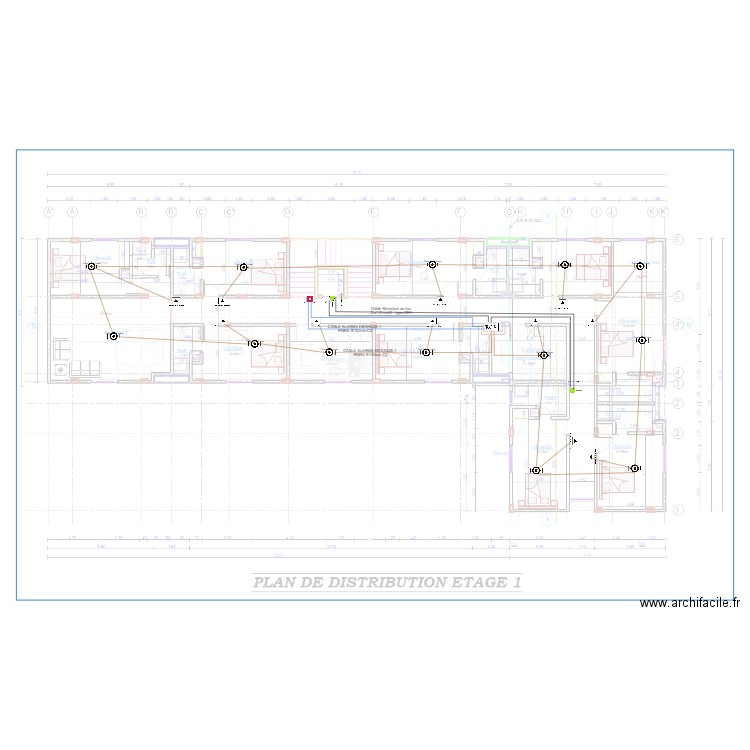 SSI Etage 1 Hôtel kribi. Plan de 0 pièce et 0 m2