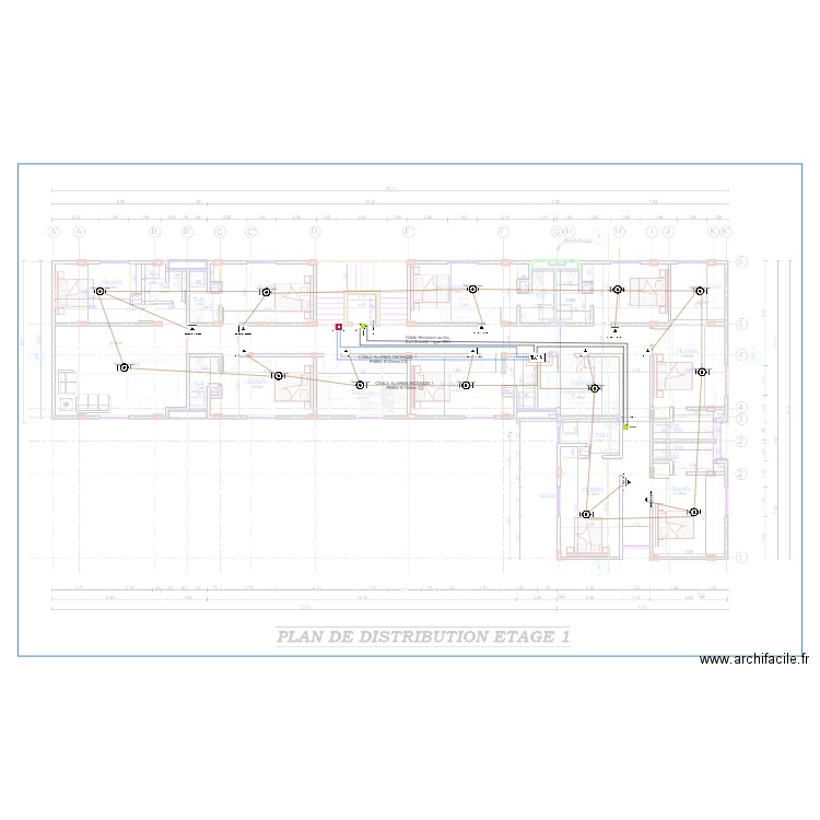 SSI Etage 1 Hôtel kribi. Plan de 0 pièce et 0 m2