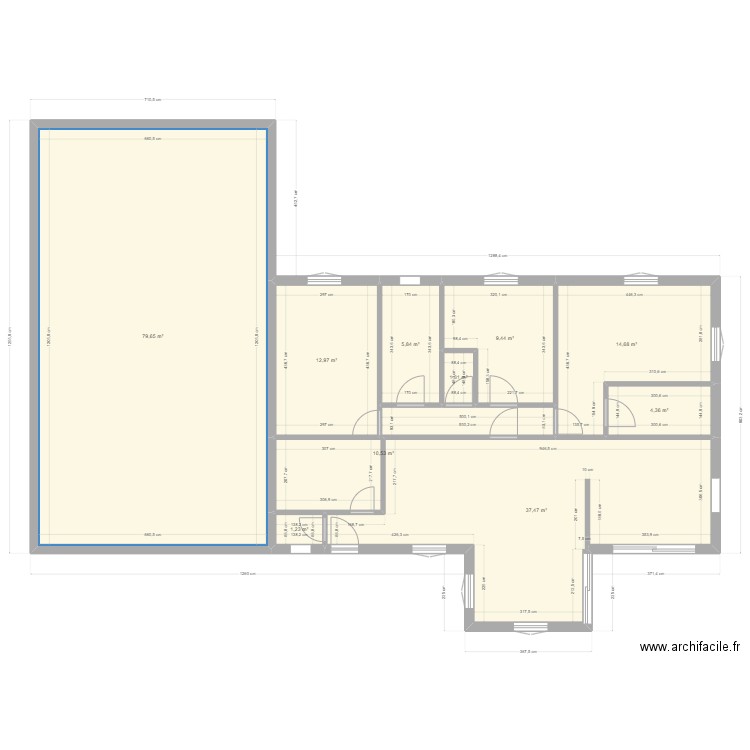 st serin 2. Plan de 10 pièces et 177 m2