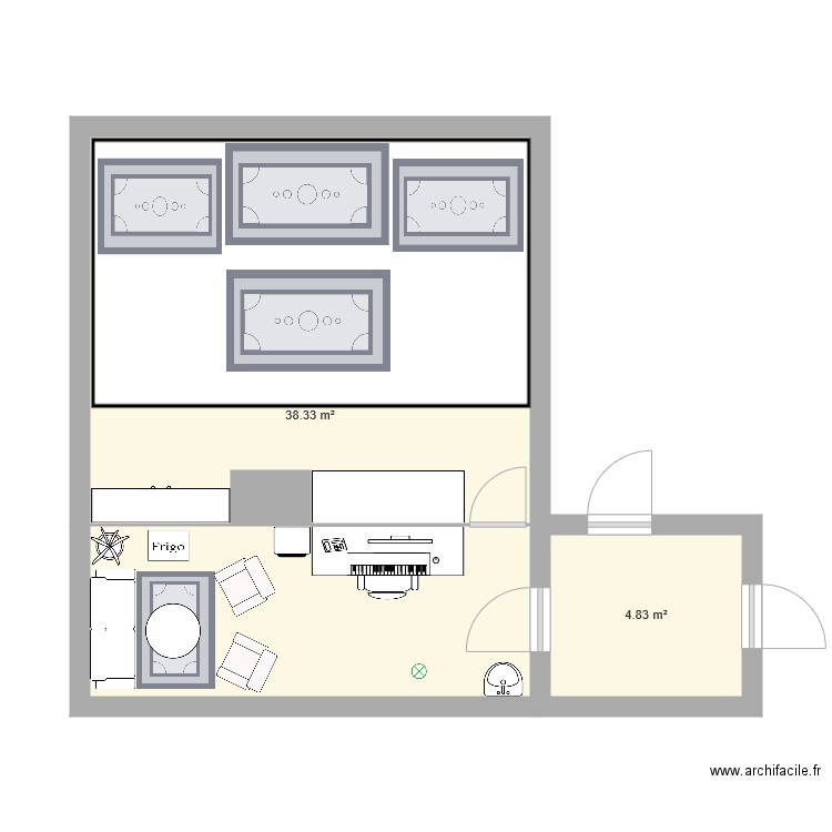 LOCALE. Plan de 0 pièce et 0 m2