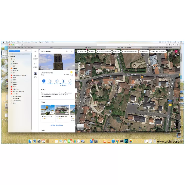 Blot d&eacute;molition. Plan de 