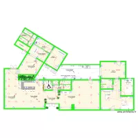 Plan restaurant v3 avec bar dans grande salle electricit&eacute;