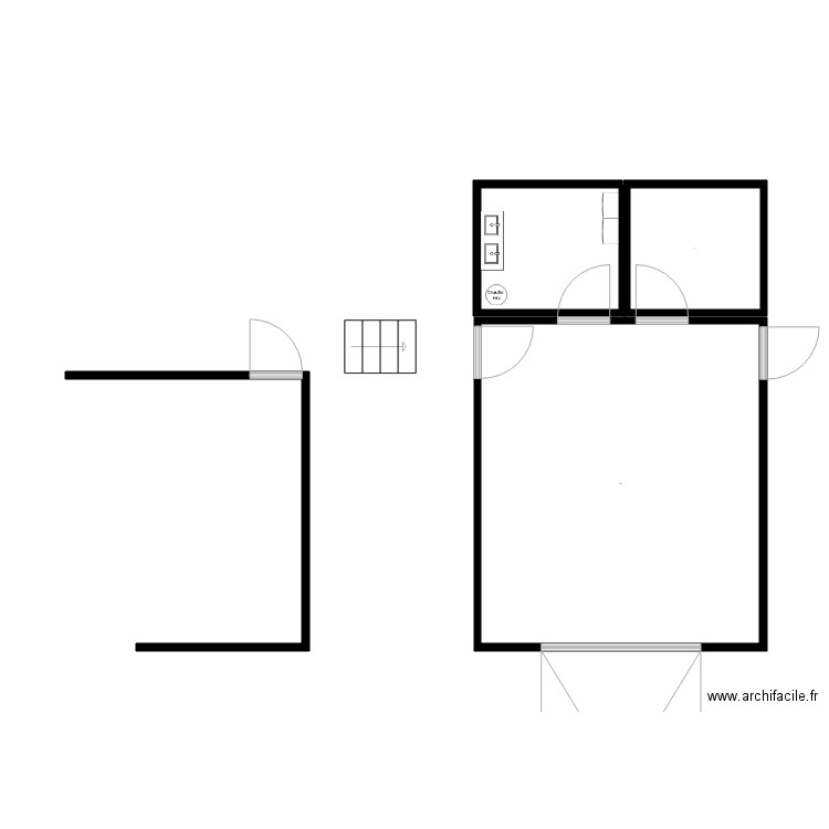 Garage Caserne. Plan de 0 pièce et 0 m2