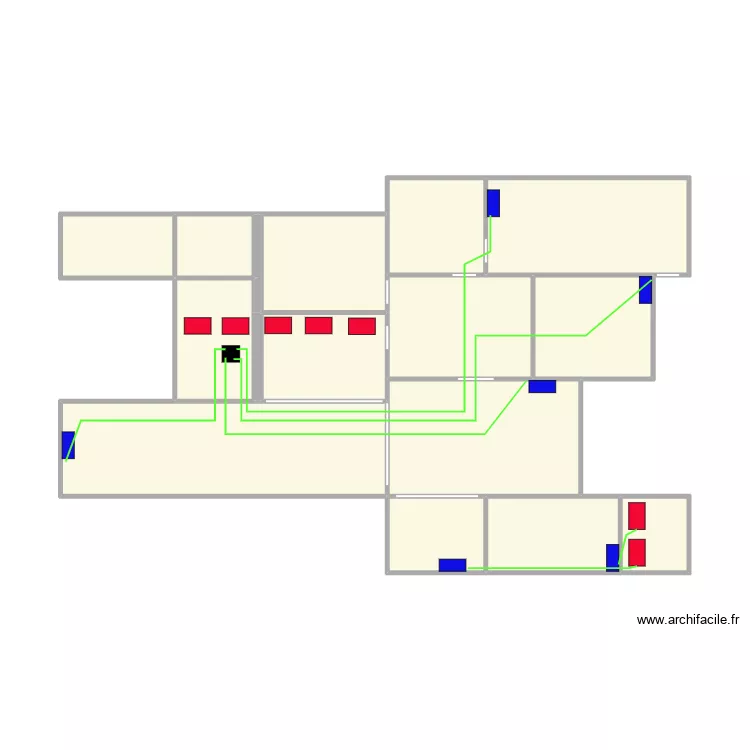 villa HERVE et EVE. Plan de 