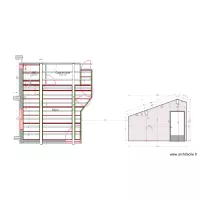 S&eacute;jour rails placo avec cotation