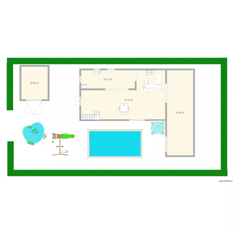 plan maison. Plan de 