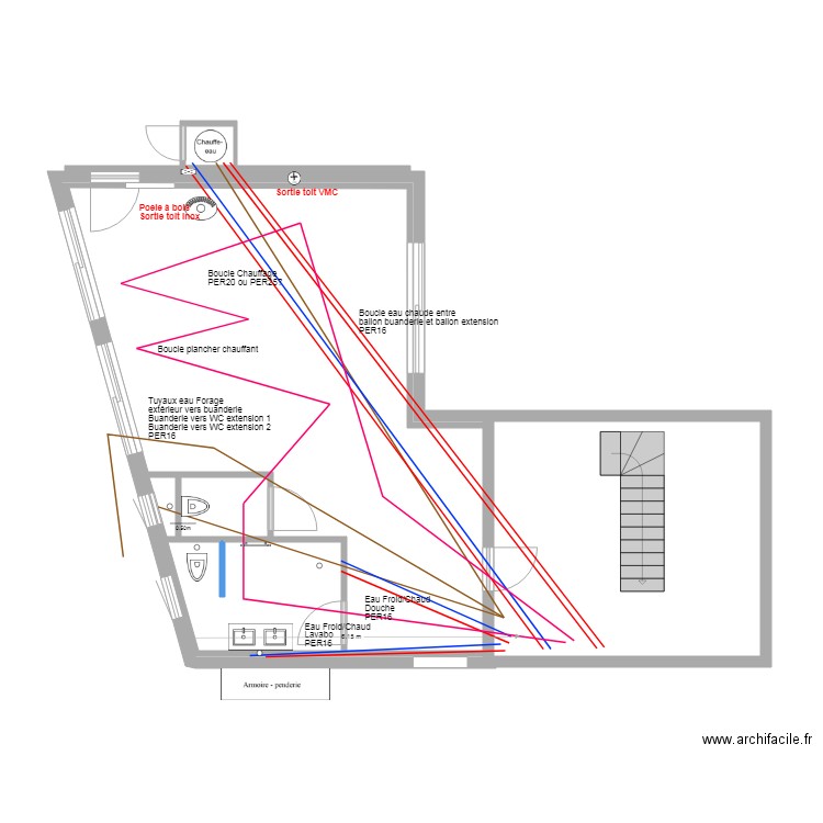 plan réduit eau 15 mars. Plan de 0 pièce et 0 m2