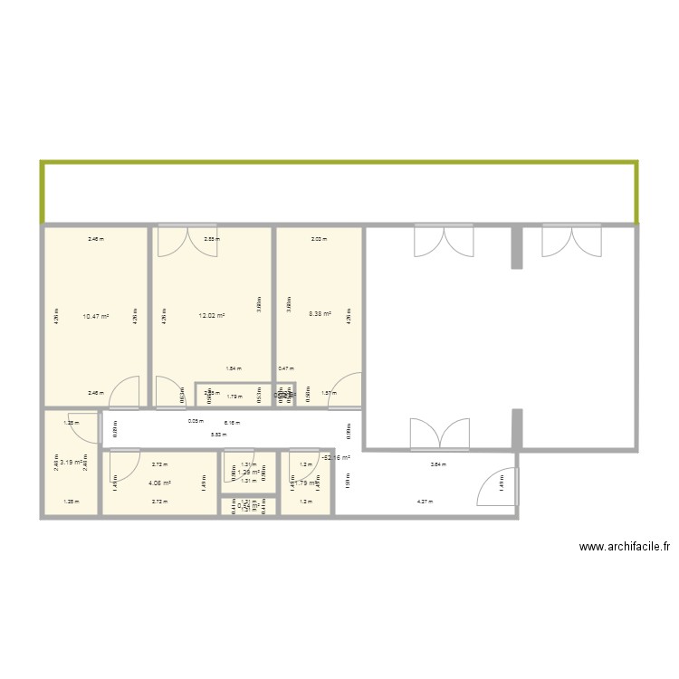 charlier. Plan de 0 pièce et 0 m2
