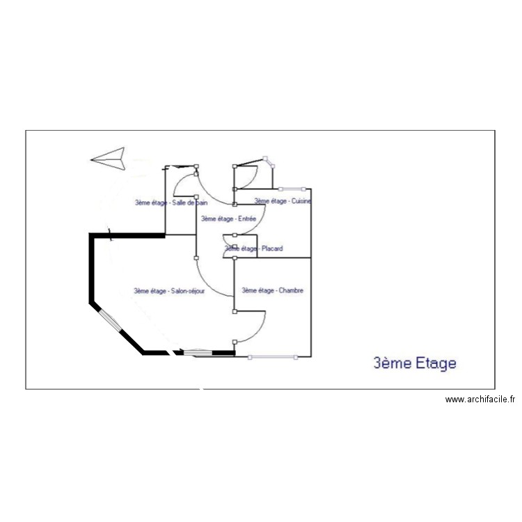 Gautier plan. Plan de 0 pièce et 0 m2