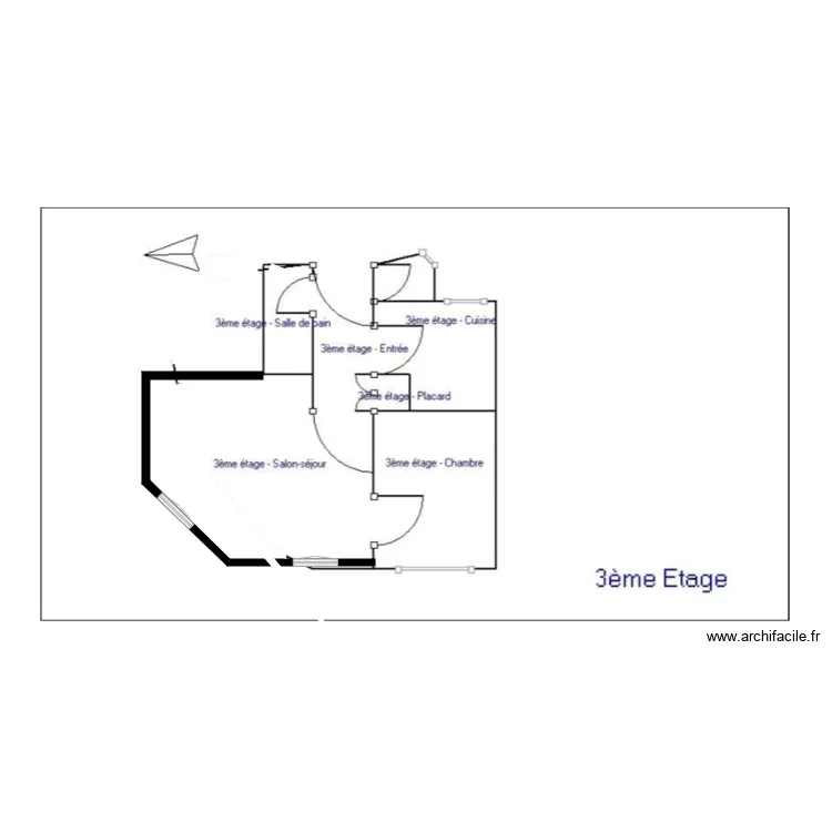 Gautier plan. Plan de 
