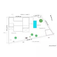  Plan de masse bis PISCINE &agrave; 3M  6 7M fois 3 2M