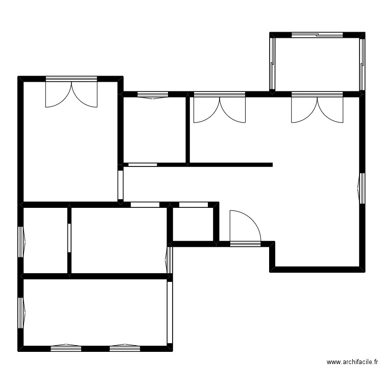 RANCATI. Plan de 8 pièces et 161 m2