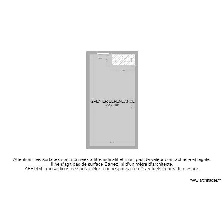 BI11076 - Grenier. Plan de BI11076 - Grenier. Plan de