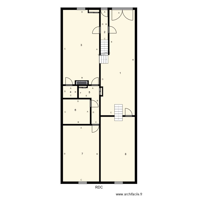 184837 Succession GUYOT Plomb. Plan de 0 pièce et 0 m2