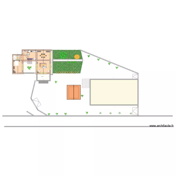 plan de masse 01. Plan de 