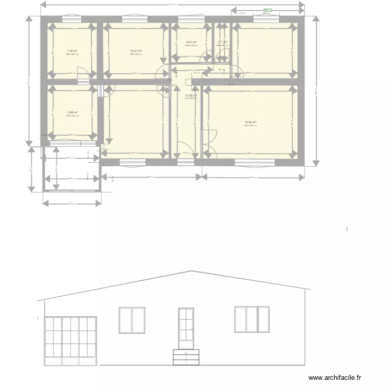Pointis habitation projet. Plan de Pointis habitation projet. Plan de