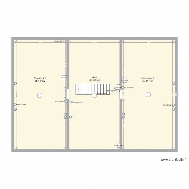 grenier. Plan de 0 pièce et 0 m2