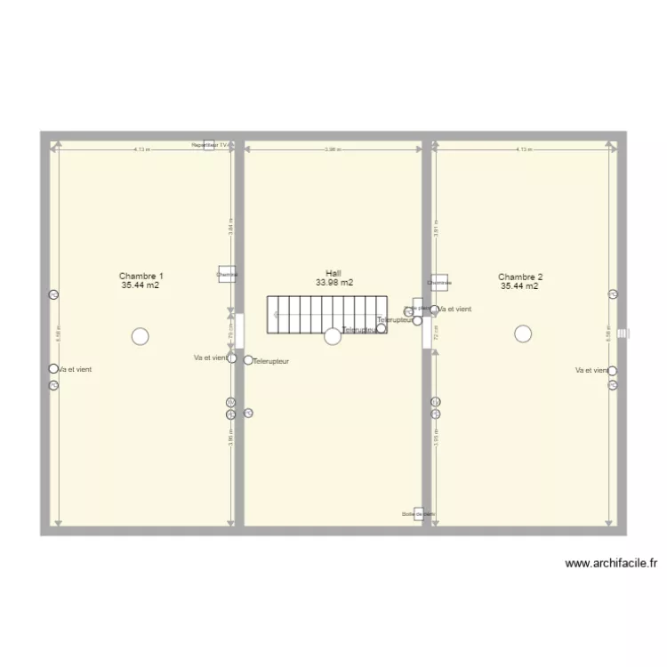 grenier. Plan de grenier. Plan de