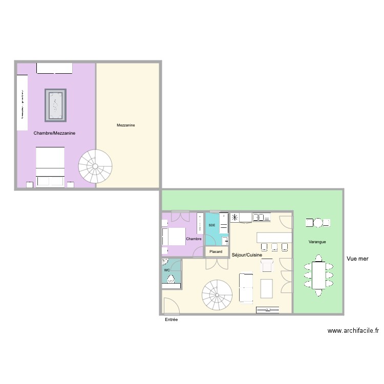 Plan sarrion . Plan de 8 pièces et 161 m2