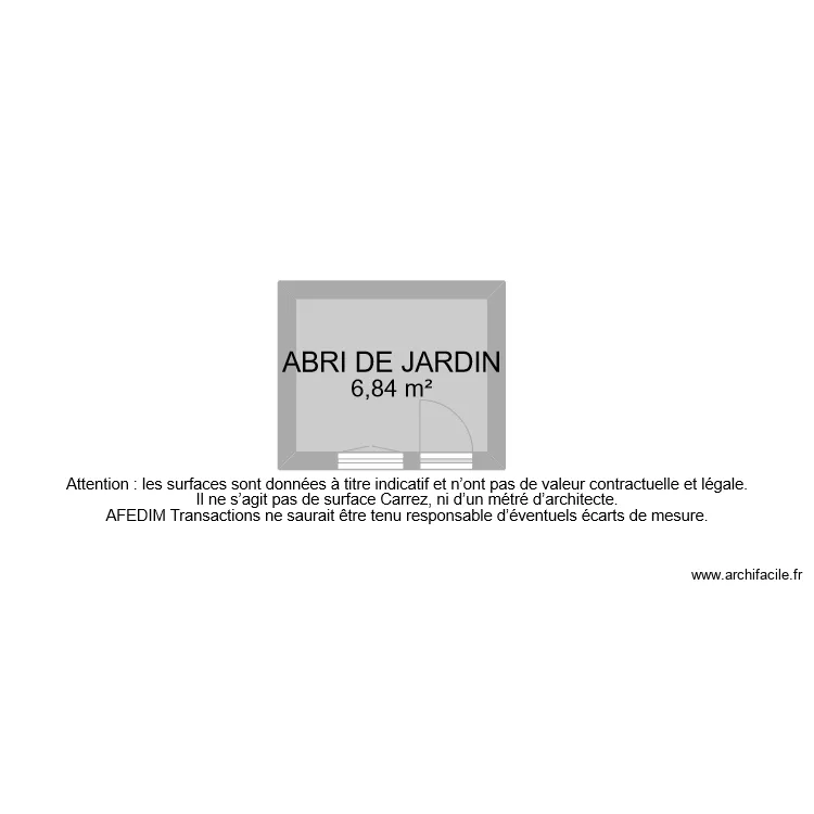 BI 11844 RDC. Plan de 