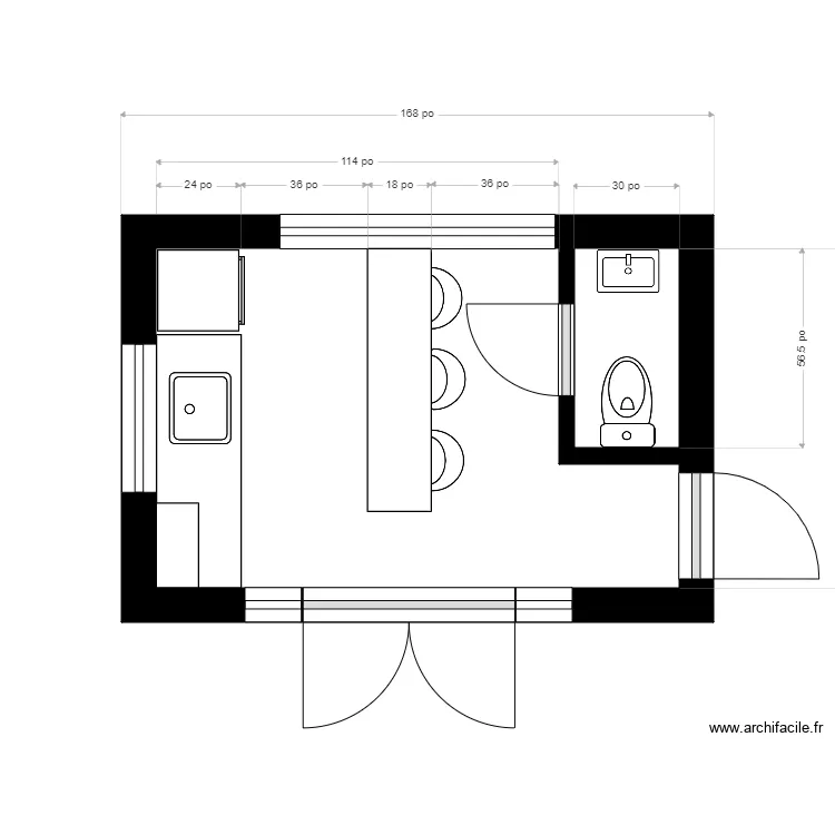 pavillon1. Plan de 