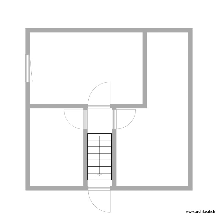 Cardinal David 2. Plan de 4 pièces et 30 m2