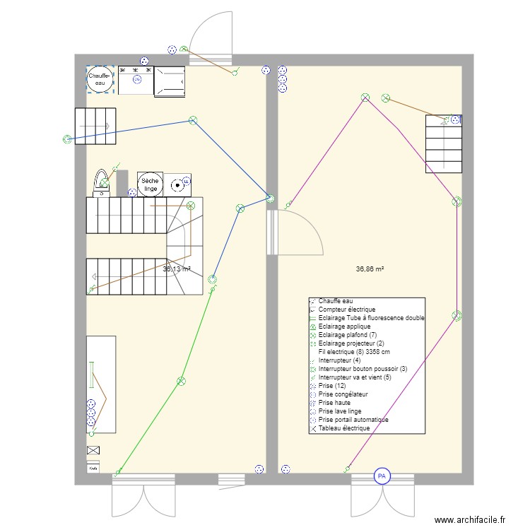 garage sylvain. Plan de 0 pièce et 0 m2