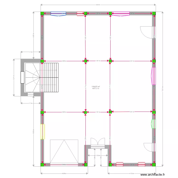 plan fondation . Plan de 