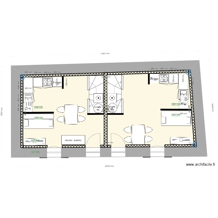 SCI sureau rdc 2. Plan de 0 pièce et 0 m2