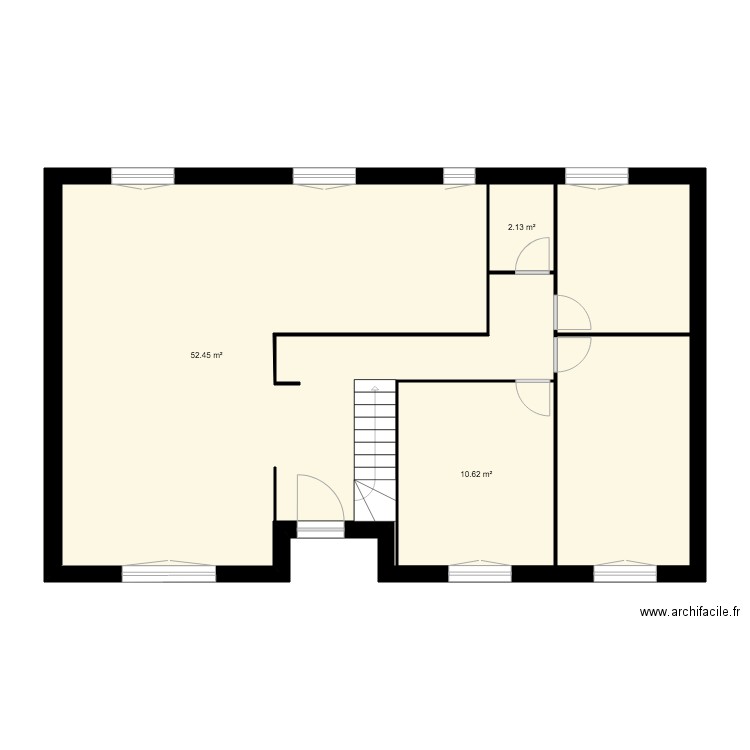 maison vide. Plan de 0 pièce et 0 m2