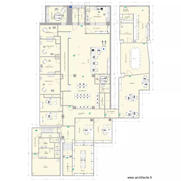 nouveau site de Creil. Plan de 