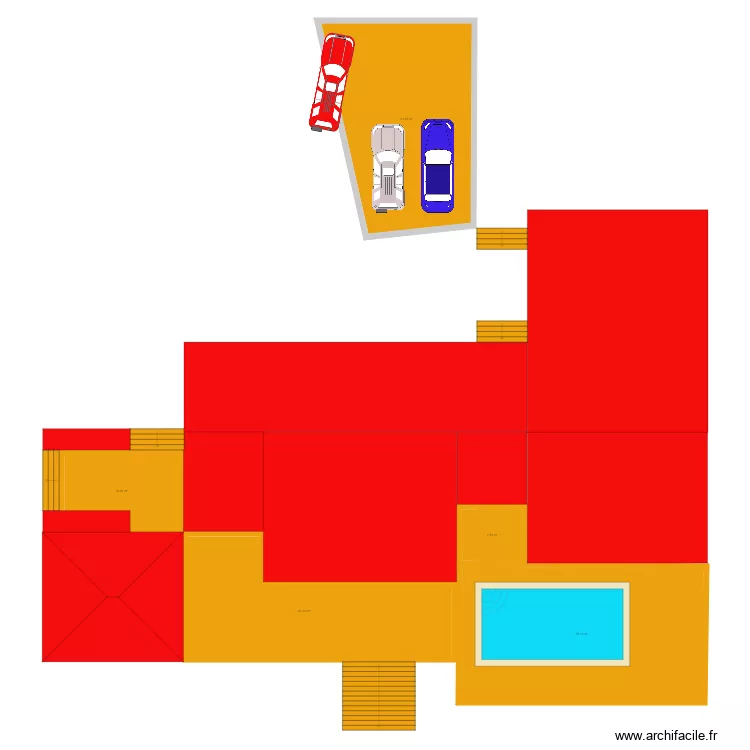 maison. Plan de 