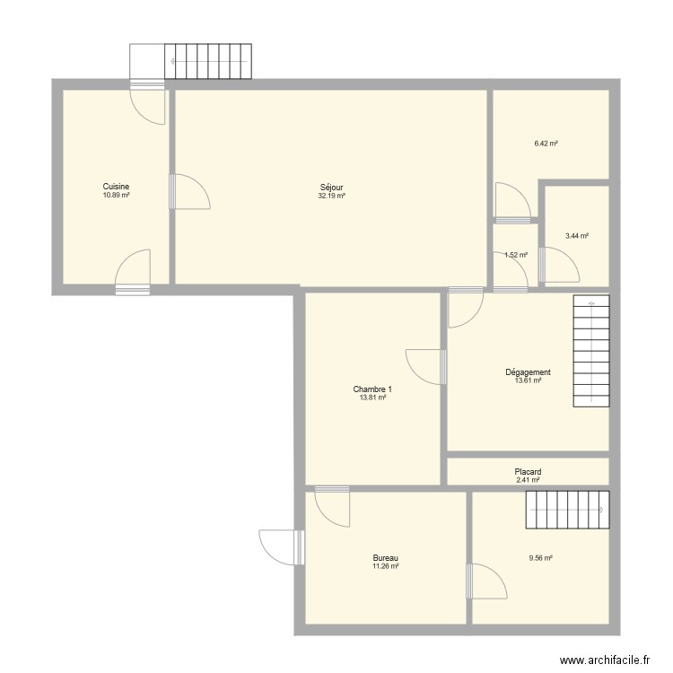 Maison Chaillac. Plan de 0 pièce et 0 m2