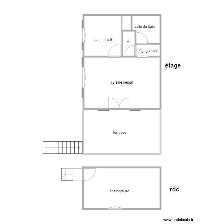 innocenti. Plan de 0 pièce et 0 m2