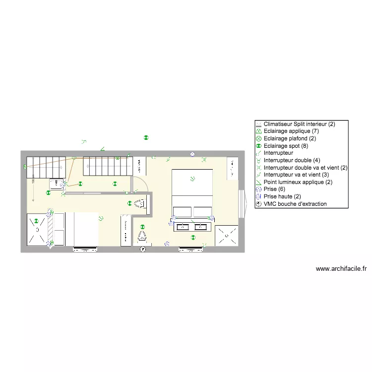 MAISON 1ER ETAGE VERSION 4. Plan de MAISON 1ER ETAGE VERSION 4. Plan de