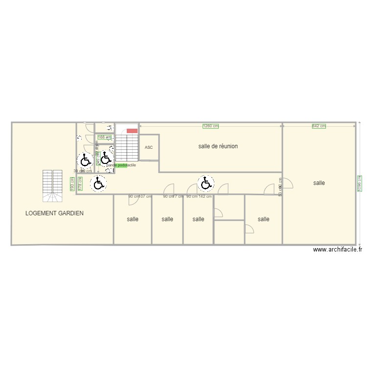 COURSAUDIERE 2 ieme étage. Plan de 0 pièce et 0 m2