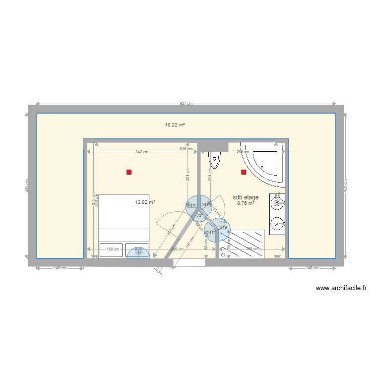 grenier. Plan de 0 pièce et 0 m2
