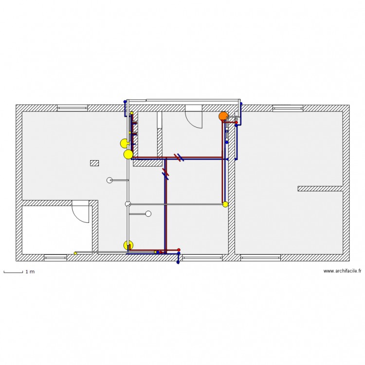 GARAGE (Plomberie). Plan de 0 pièce et 0 m2