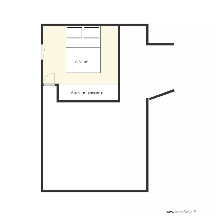 Plan 3 mur biai . Plan de 