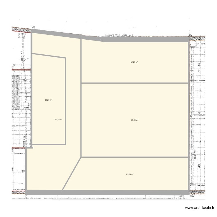 Servette SS PR. Plan de 5 pièces et 171 m2