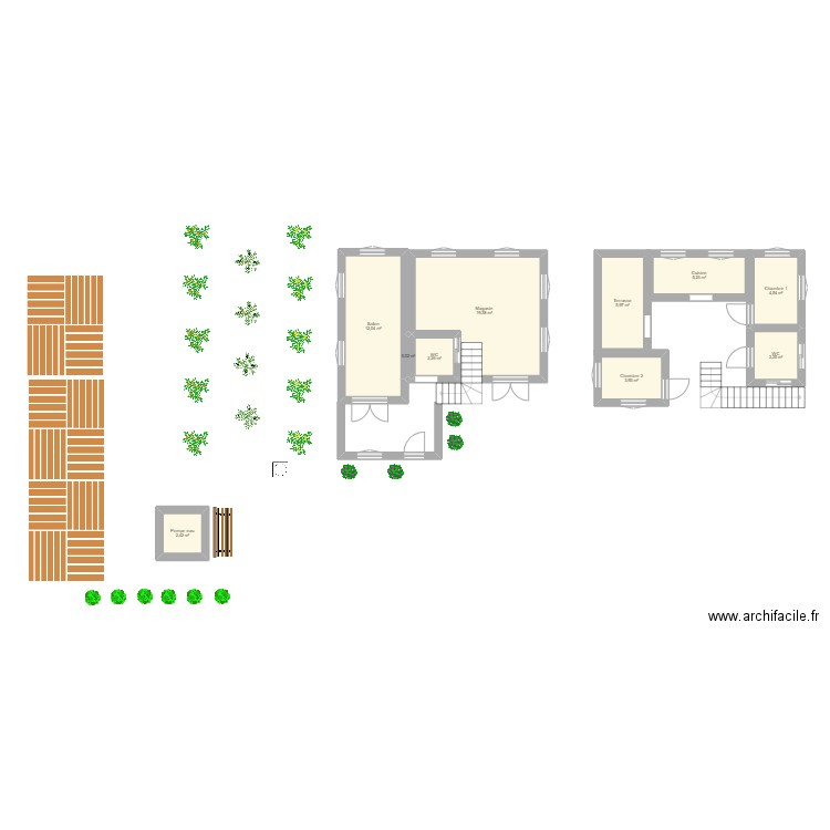 Maison possible. Plan de 0 pièce et 0 m2