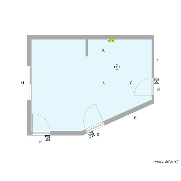 Cabinet 2 du Docteur Edouard COCQUEMPOT. Plan de 0 pièce et 0 m2